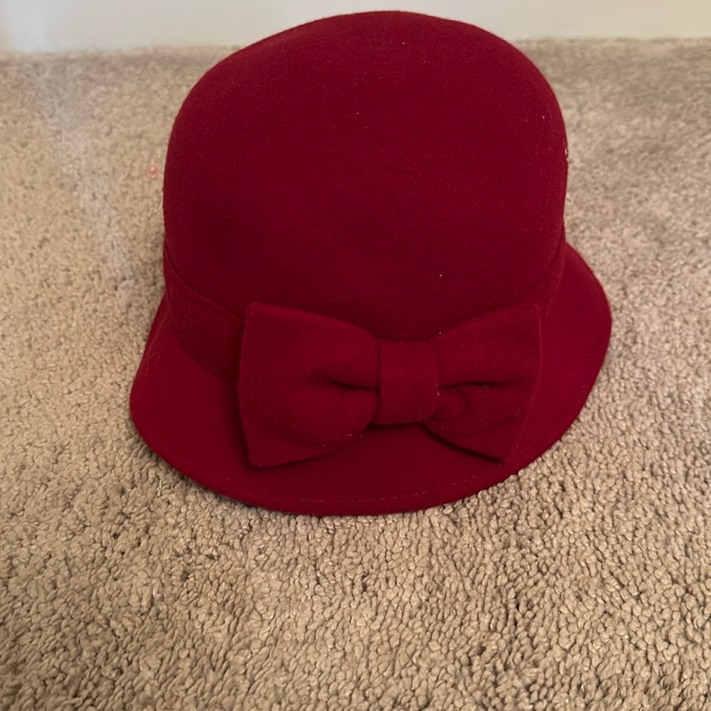 2T to 3 Janie and Jack maroon hat